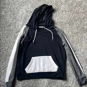 Zine Tri-Color Pullover Hoodie